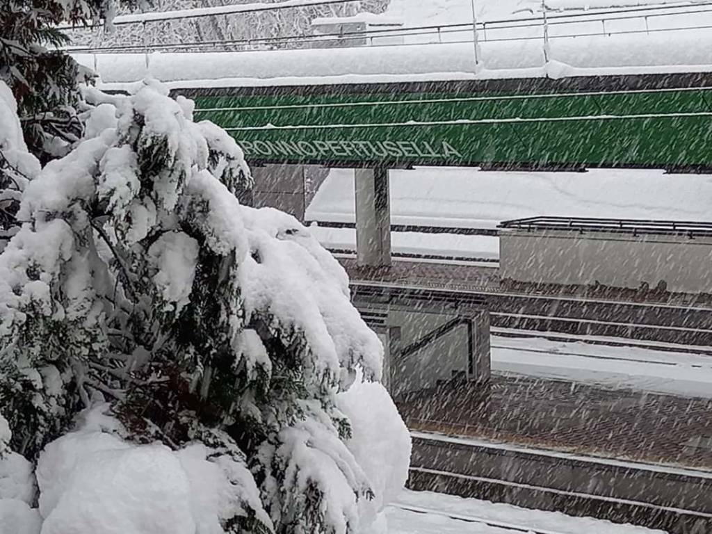 La neve imbianca i Comuni del Saronnese