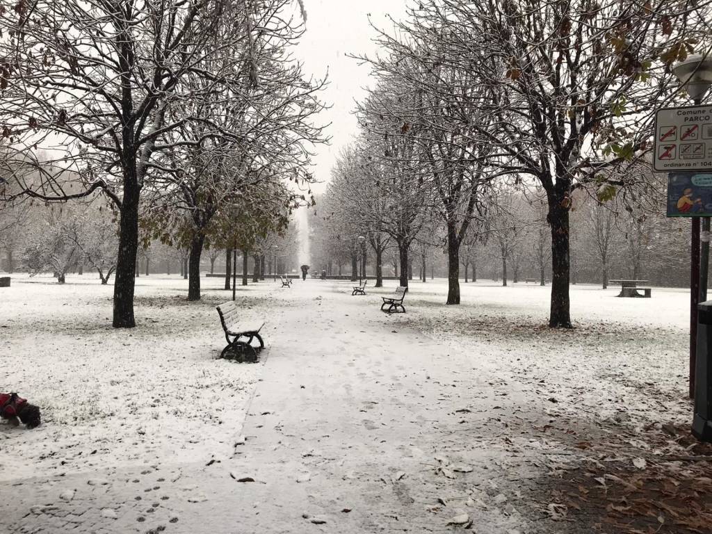 La neve sul Saronnese 