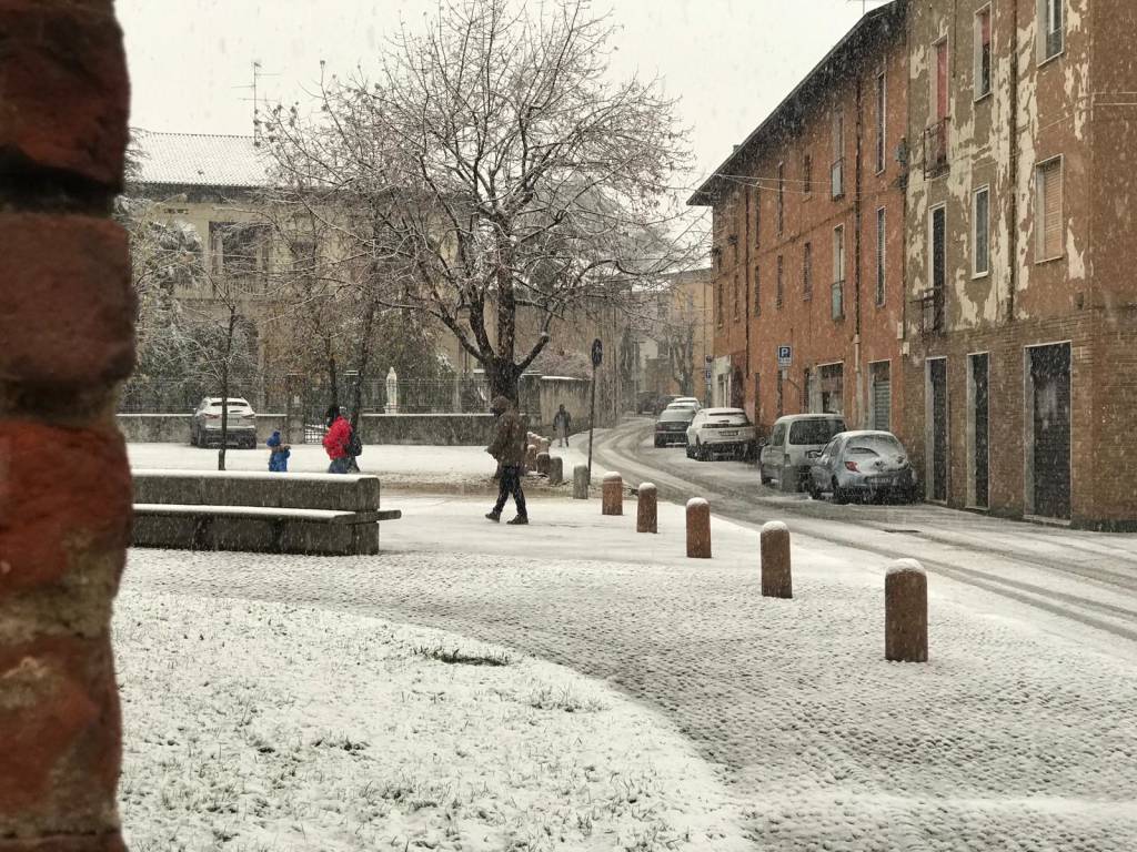 La neve sul Saronnese 