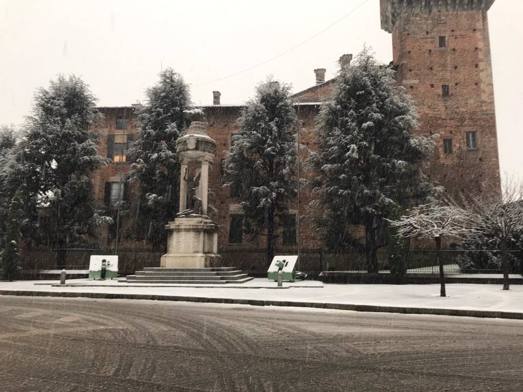 La neve sul Saronnese 