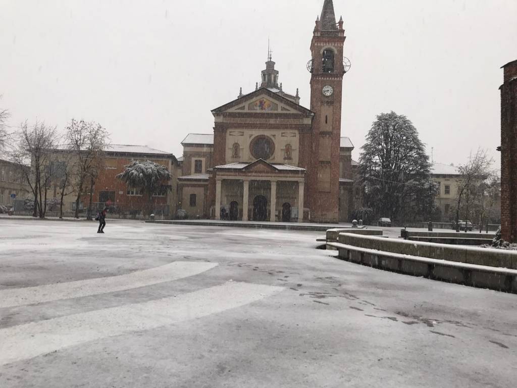 La neve sul Saronnese 