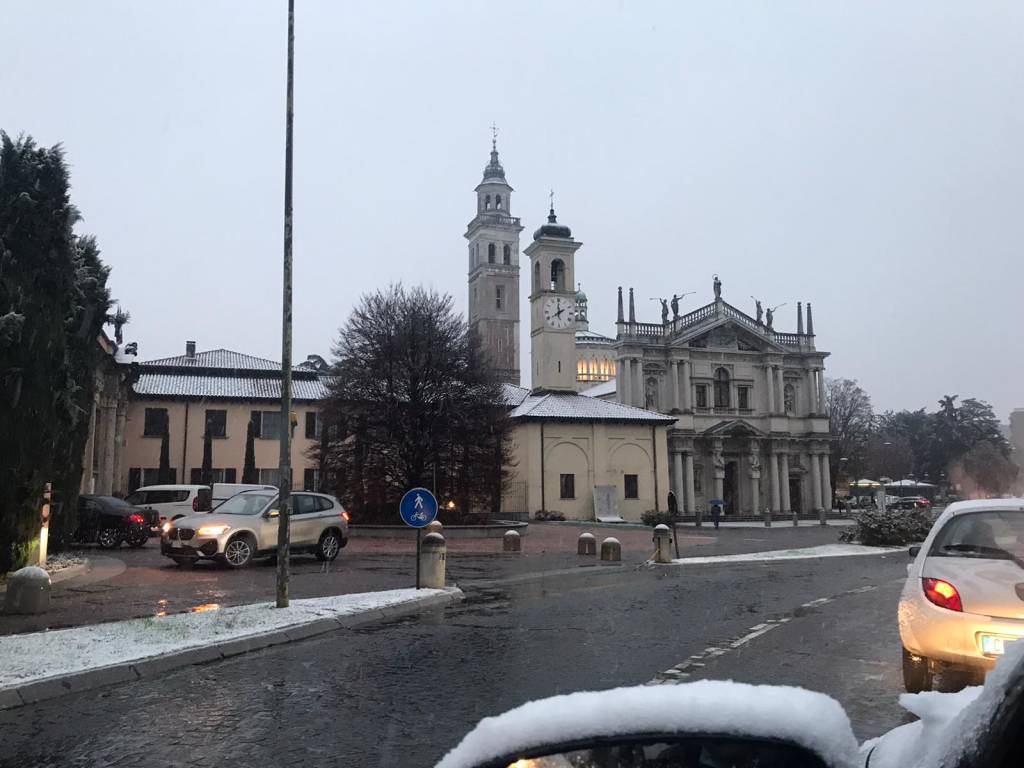 La neve sul Saronnese 