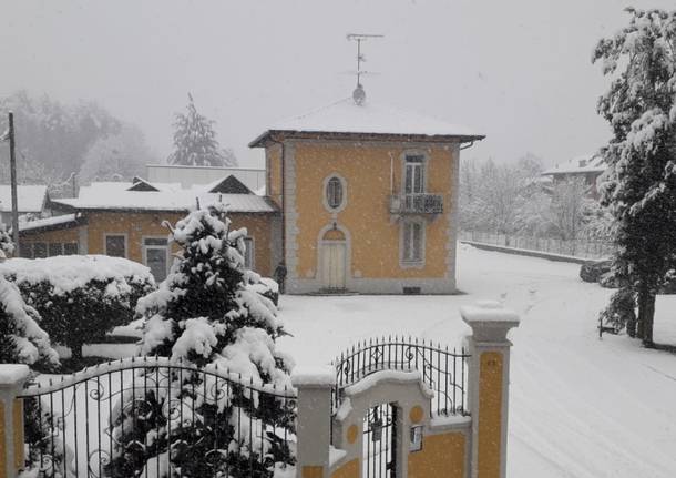 La nevicata a Golasecca