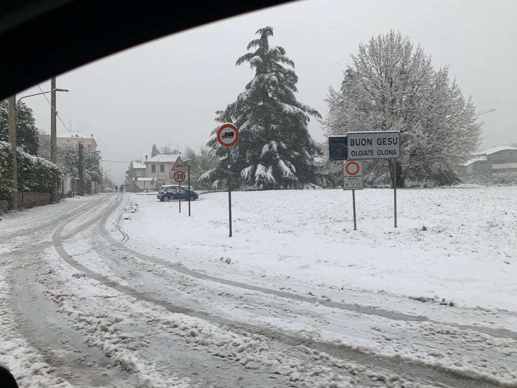 Neve Busto Arsizio castellanza