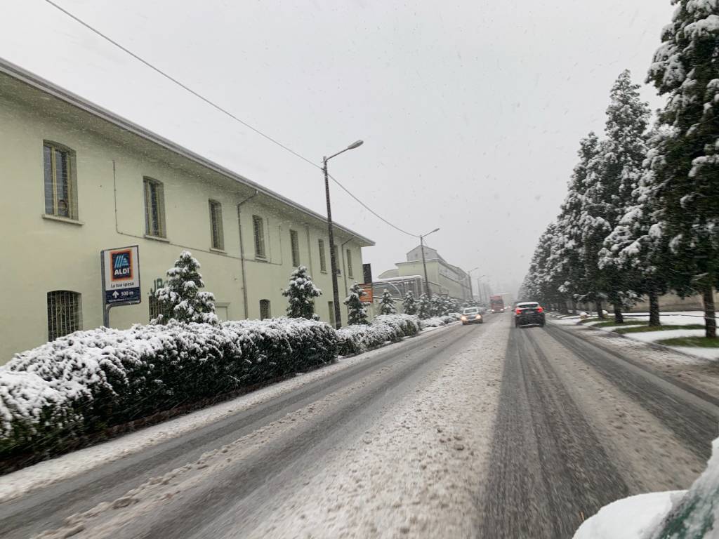 Neve Busto Arsizio castellanza