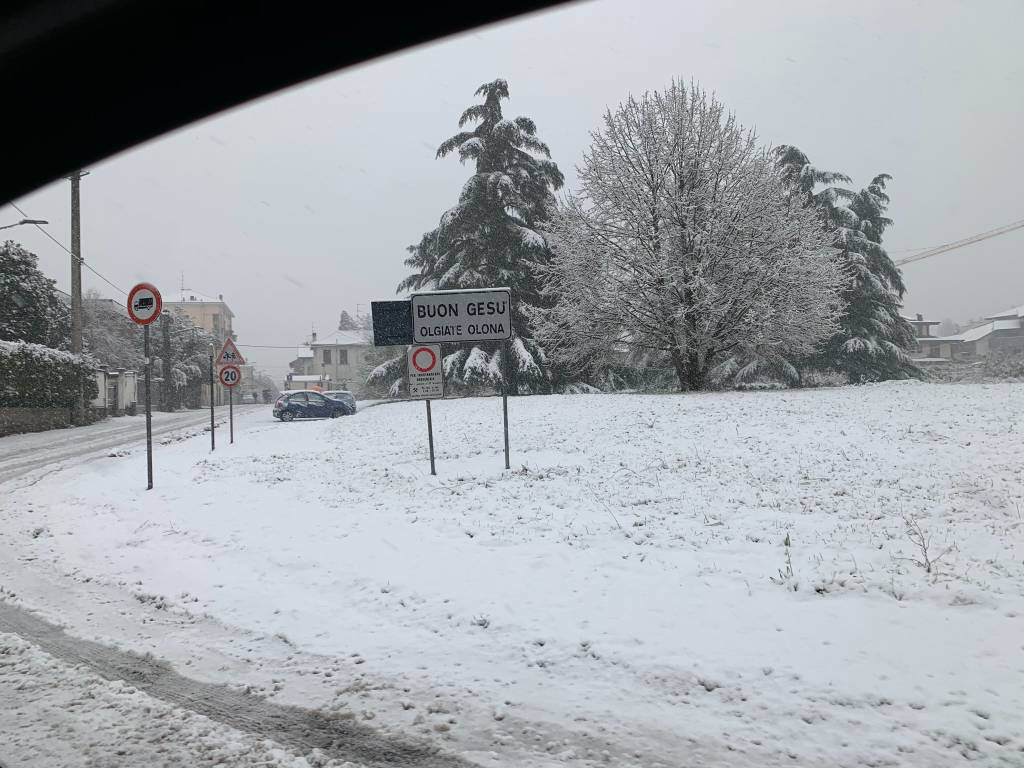 Neve Busto Arsizio castellanza