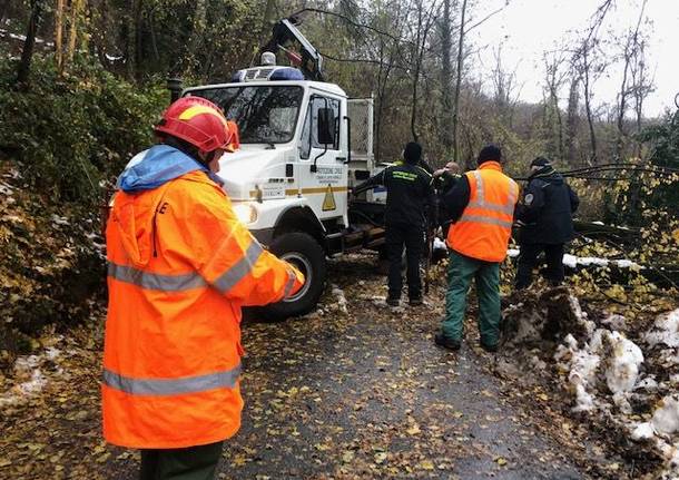 neve caravate protezione civile