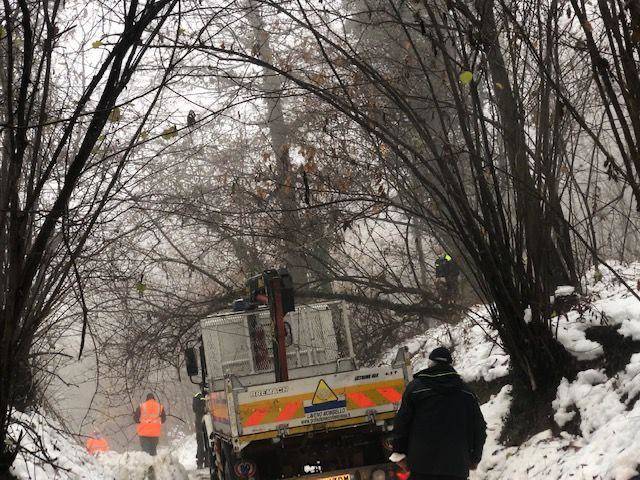 neve caravate protezione civile