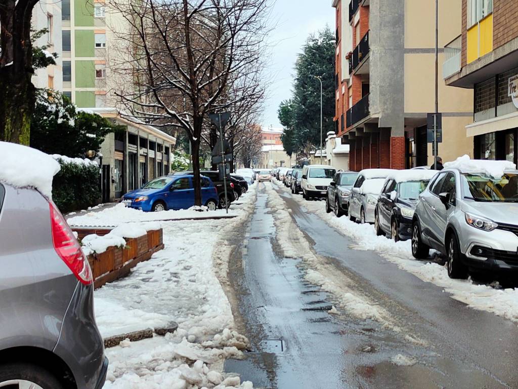 Neve e viabilità, la situazione a Saronno