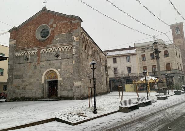 La prima neve a Gallarate