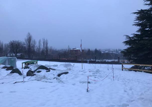 punto tamponi e ospedale croce rossa