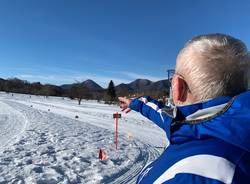 La pista di fondo di Brinzio diventa azzurra