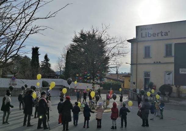 i Bambini celebrano la Giornata della Memoria a Cazzago