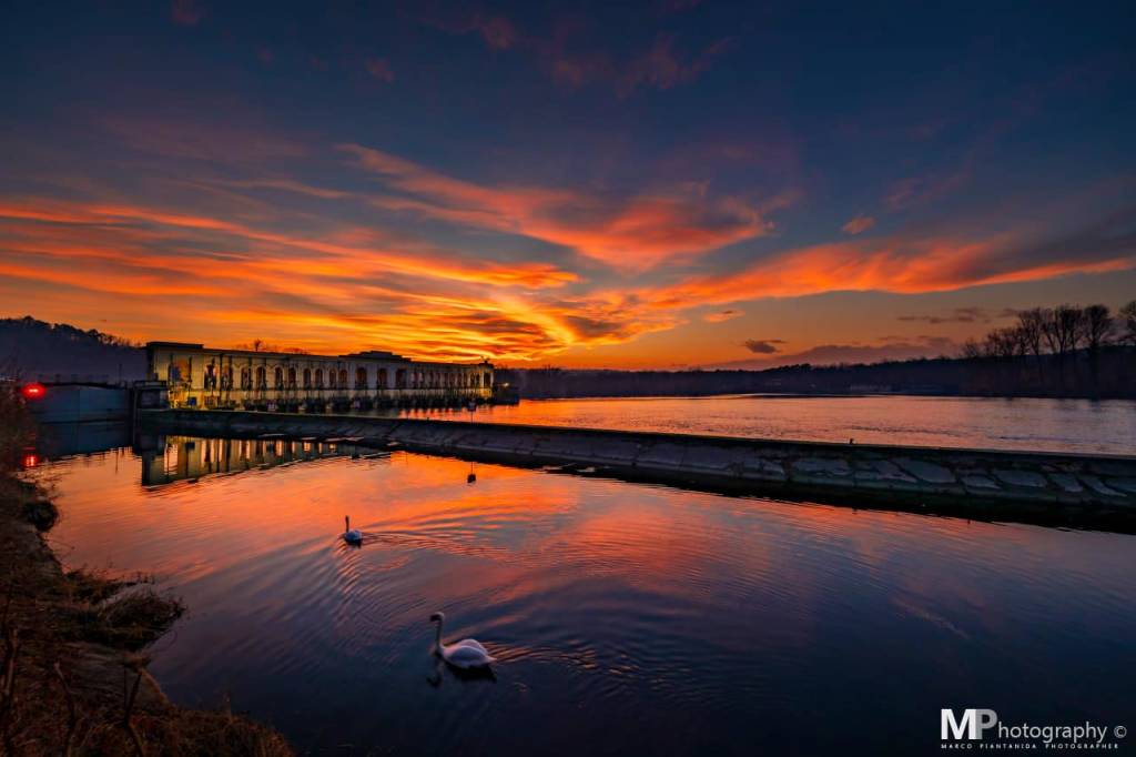 Somma Lombardo, tramonto al Panperduto - foto di Marco Piantanida