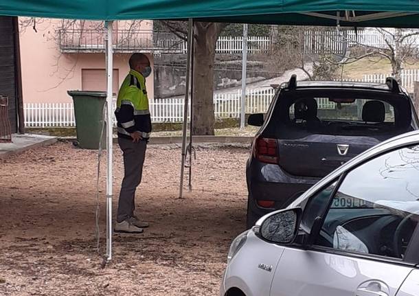 In azione il punto tamponi rapidi di Cuveglio