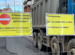 Lavori in via del Ponte, chiuso un tratto di via Maspero