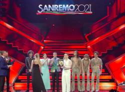 I cantanti sul podio di Sanremo 2021