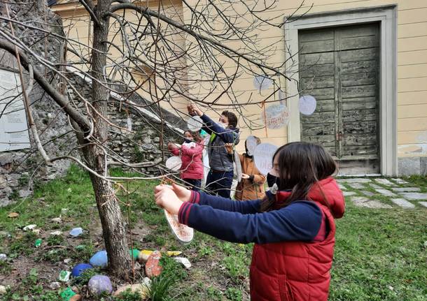 I messaggi di pace dei bambini per il 21° compleanno del Kaki di Casciago