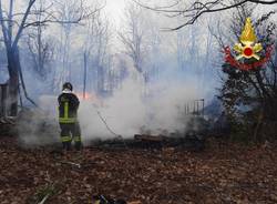 Incendio Cardano al campo 