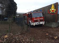 Incendio Cardano al campo 