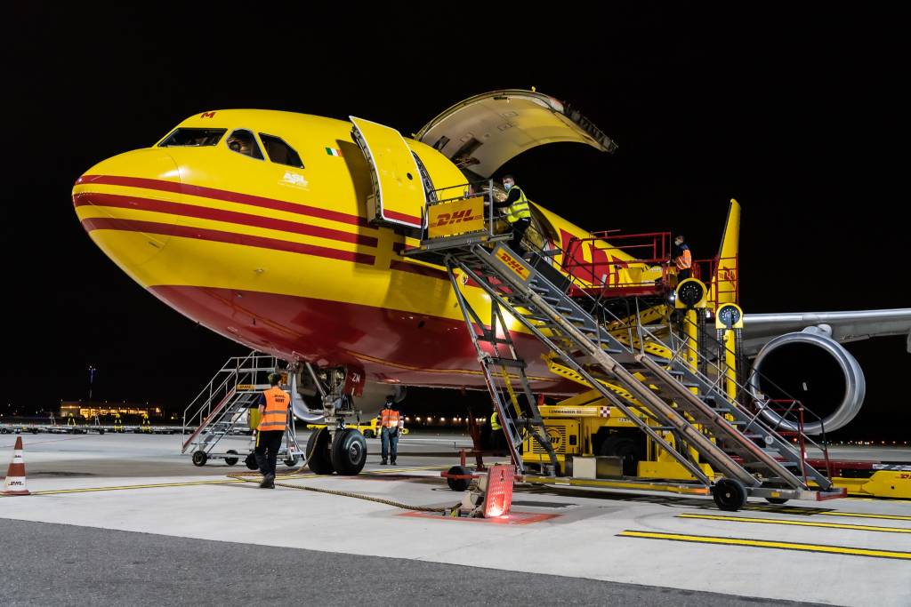 L'inaugurazione del nuovo hub Dhl  a Malpensa