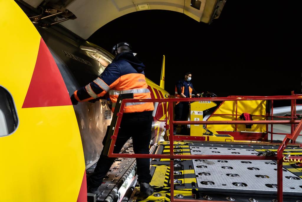 L'inaugurazione del nuovo hub Dhl  a Malpensa