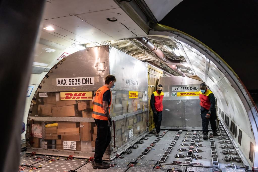 L'inaugurazione del nuovo hub Dhl  a Malpensa