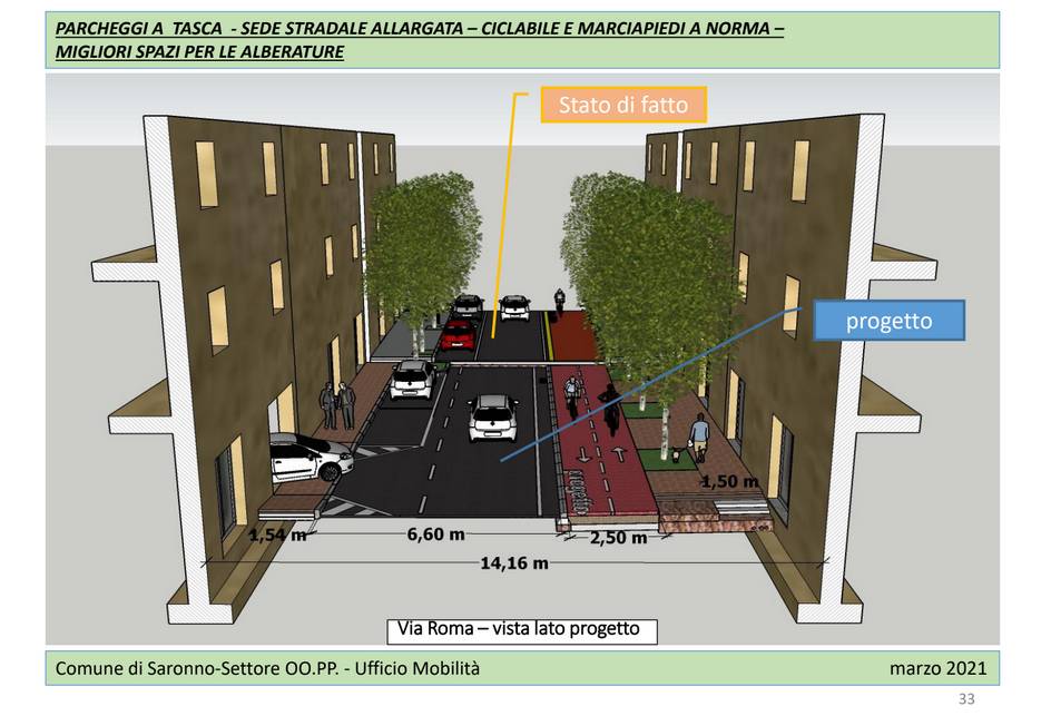 Saronno, la riqualificazione di via Roma