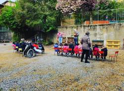 Intrecci Teatrali nel cortile della scuola dell'infanzia Malnati