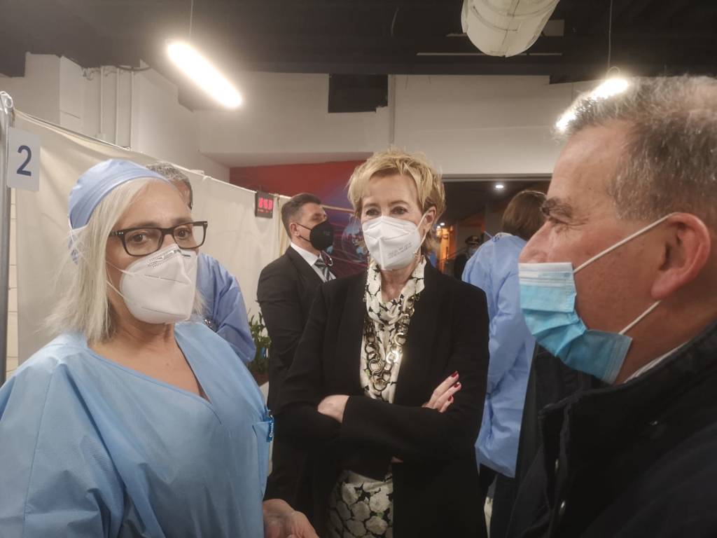 La vicepresidente Moratti in visita all'ospedale di Legnano e al Move In