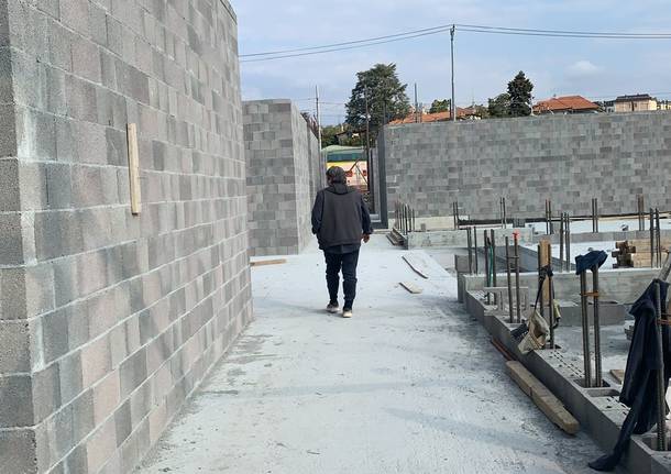 Nel cantiere del centro diurno anziani