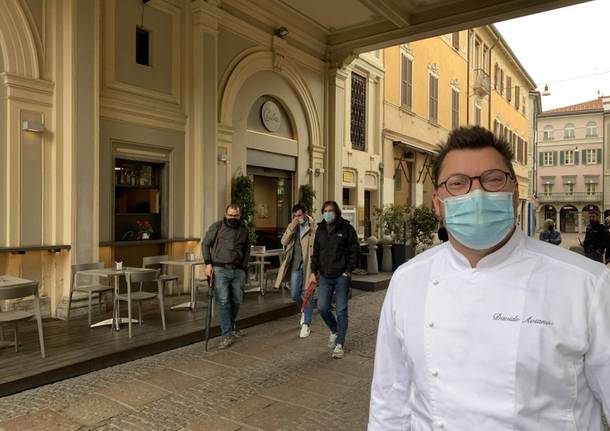 Varese in zona gialla: le riaperture a pranzo