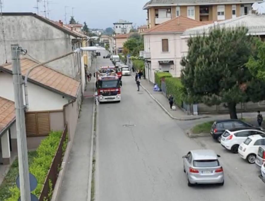 Incendio Gallarate 10 maggio 2021