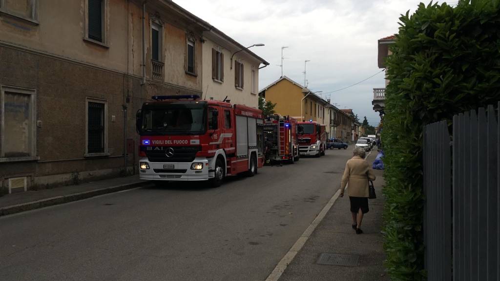 Incendio Gallarate 10 maggio 2021