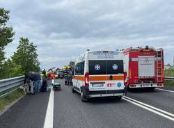 Incidente in superstrada di Malpensa a Marcallo