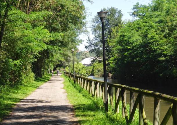 Lungo la ciclabile dell’Olona da Castellanza a Cairate