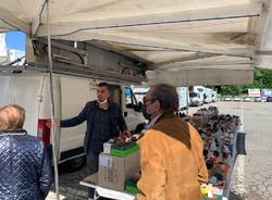 mercato in piazza de Gasperi, varese