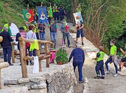 Saltrio - inaugurazione del sentiero Ficacci al Monte Orsa