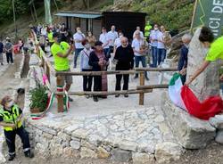 Saltrio - inaugurazione del sentiero Ficacci al Monte Orsa