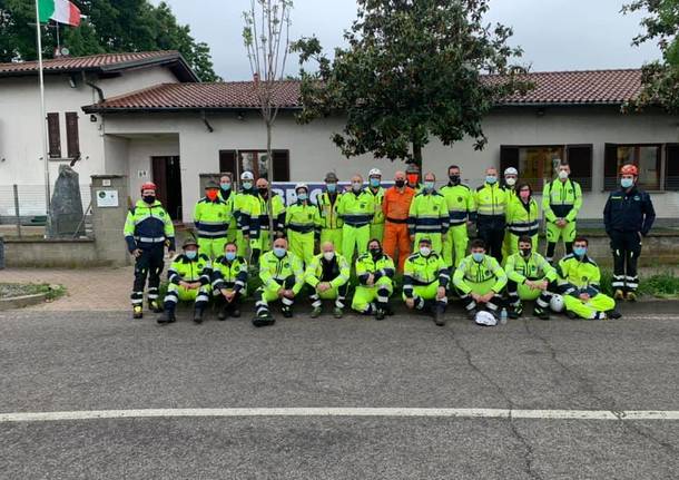 Weekend di formazione per 24 volontari del gruppo Alpini di Caronno