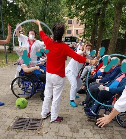 Festa alla Rsa Accorsi di Legnano