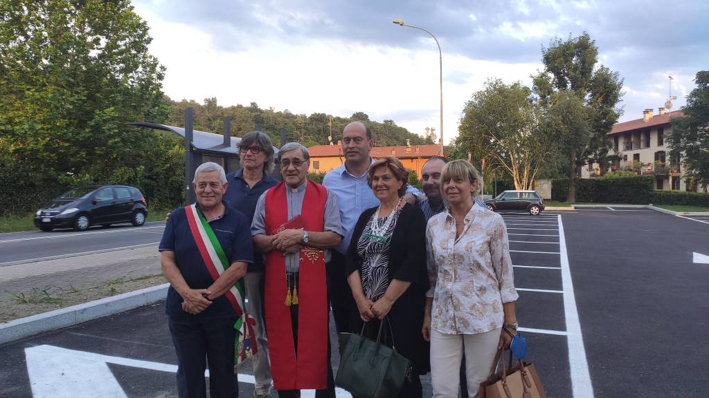 Inaugurato il nuovo parcheggio di Lisanza a Sesto Calende