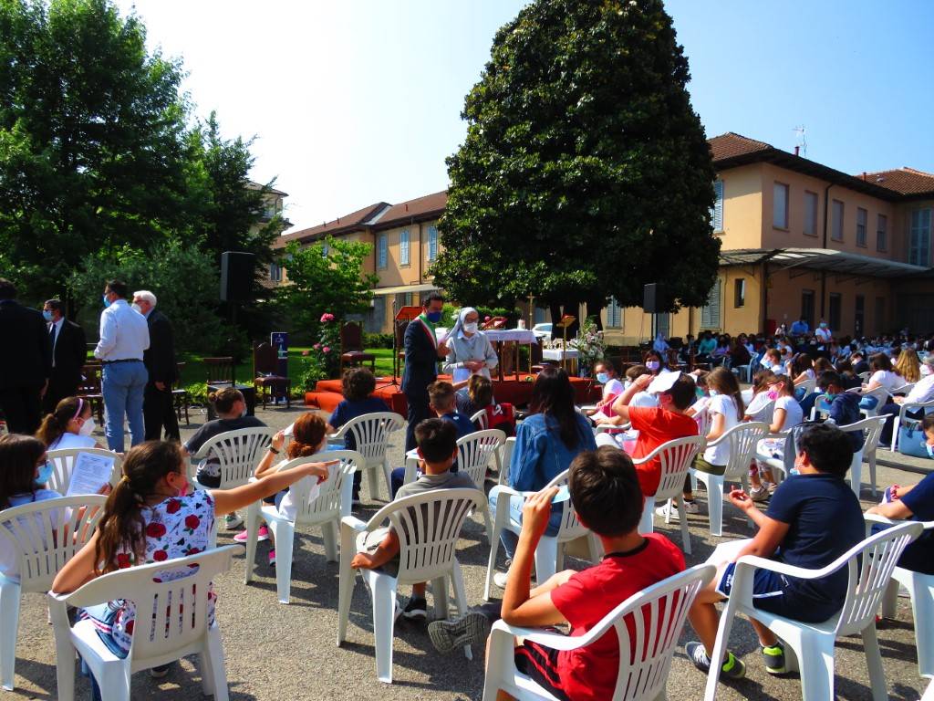 L'arcivescovo Delpini all'Istituto Melzi di Legnano