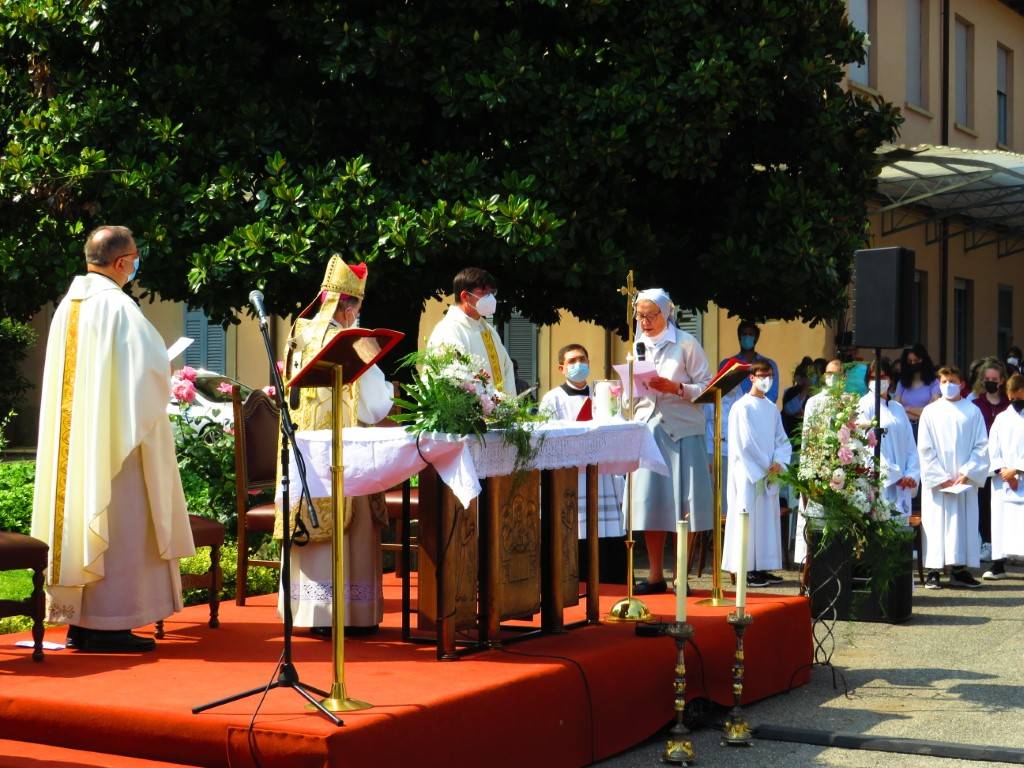 L'arcivescovo Delpini all'Istituto Melzi di Legnano