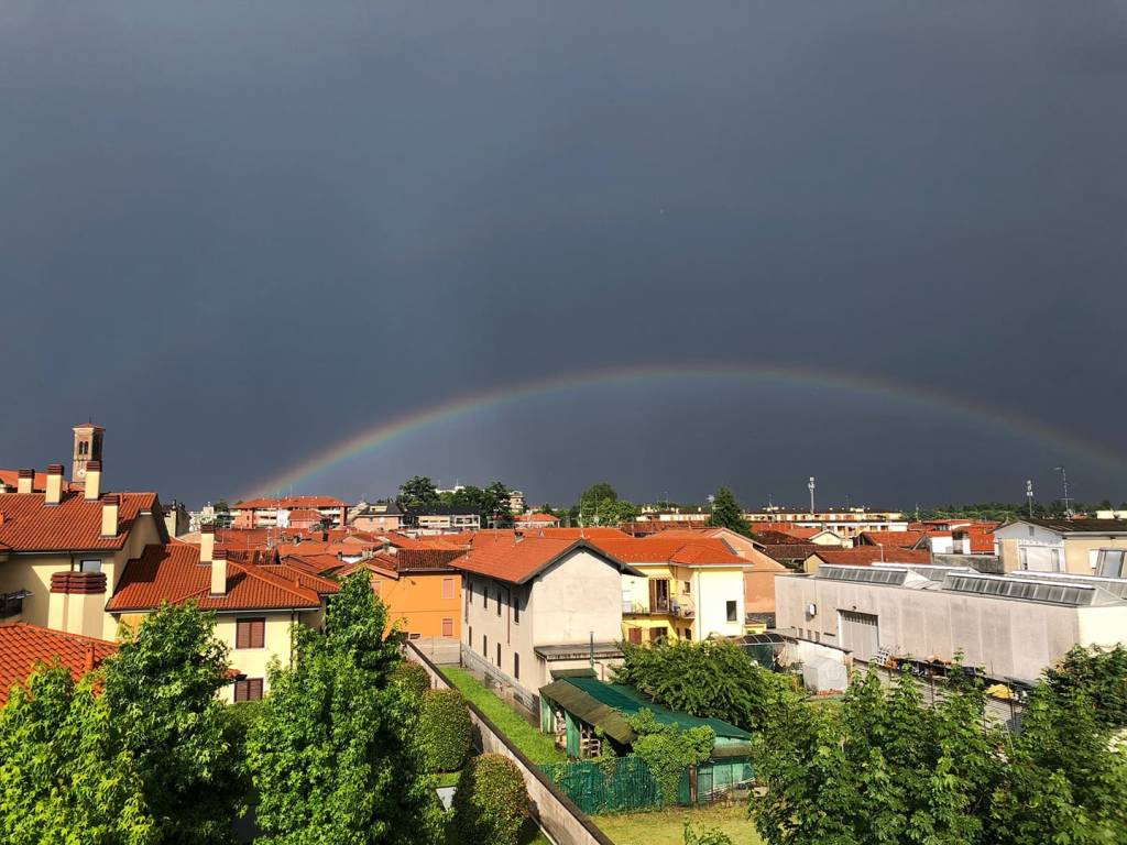 L'arcobaleno sopra il Varesotto