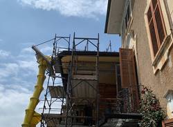 Nel cantiere di villa Mylius a Varese