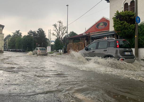 Nubifragio a Busto Arsizio