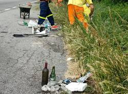 Sabato di grandi pulizie per il Gruppo di Protezione Civile di Lozza