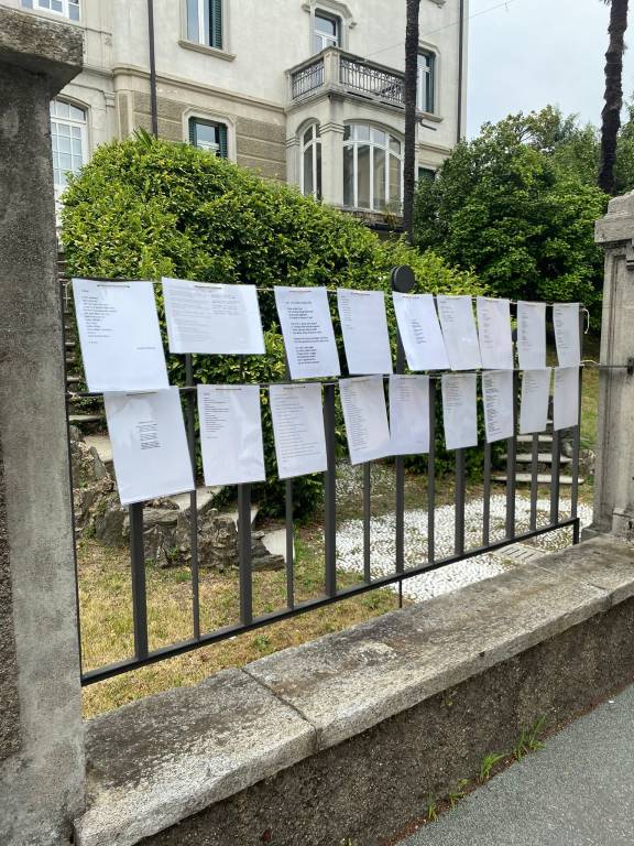 Il festival di poesia di Luino