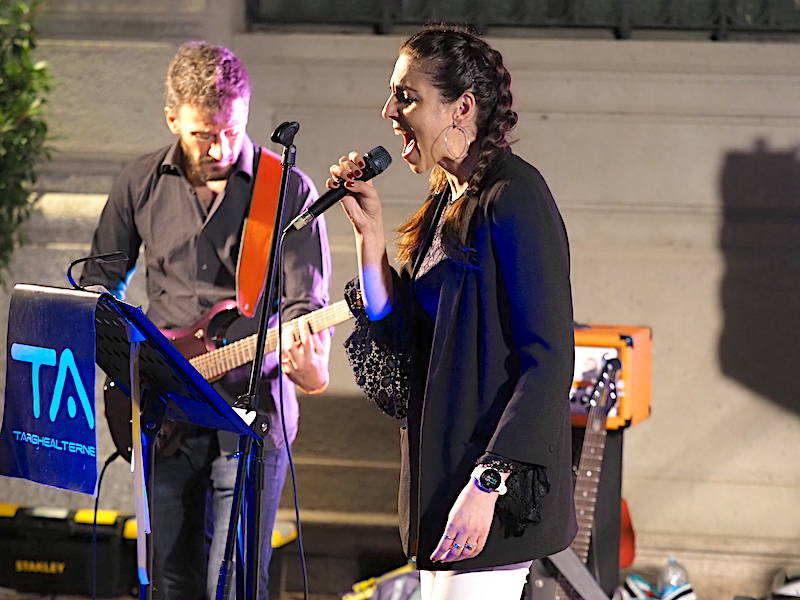 Il concerto in piazza a Gallarate